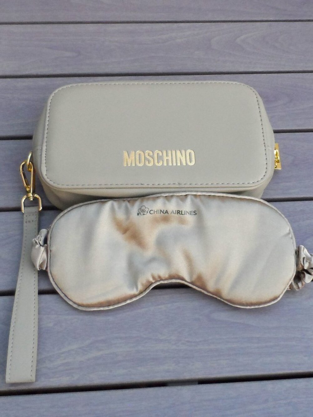 Moschino x China Airlines Collab Toiletry/Cosmetic Case